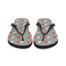 Load image into Gallery viewer, Grey Wrap Around Flip-Flops
