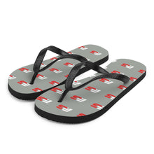 Load image into Gallery viewer, Grey Wrap Around Flip-Flops
