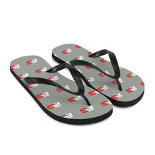 Load image into Gallery viewer, Grey Wrap Around Flip-Flops
