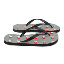 Load image into Gallery viewer, Grey Wrap Around Flip-Flops
