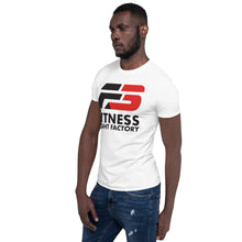 Load image into Gallery viewer, F3 Red and Black Logo on White Short-Sleeve Unisex T-Shirt
