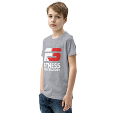 Load image into Gallery viewer, Kids F3 Red and White logo Short Sleeve T-Shirt
