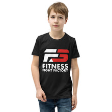 Load image into Gallery viewer, Kids F3 Red and White logo Short Sleeve T-Shirt
