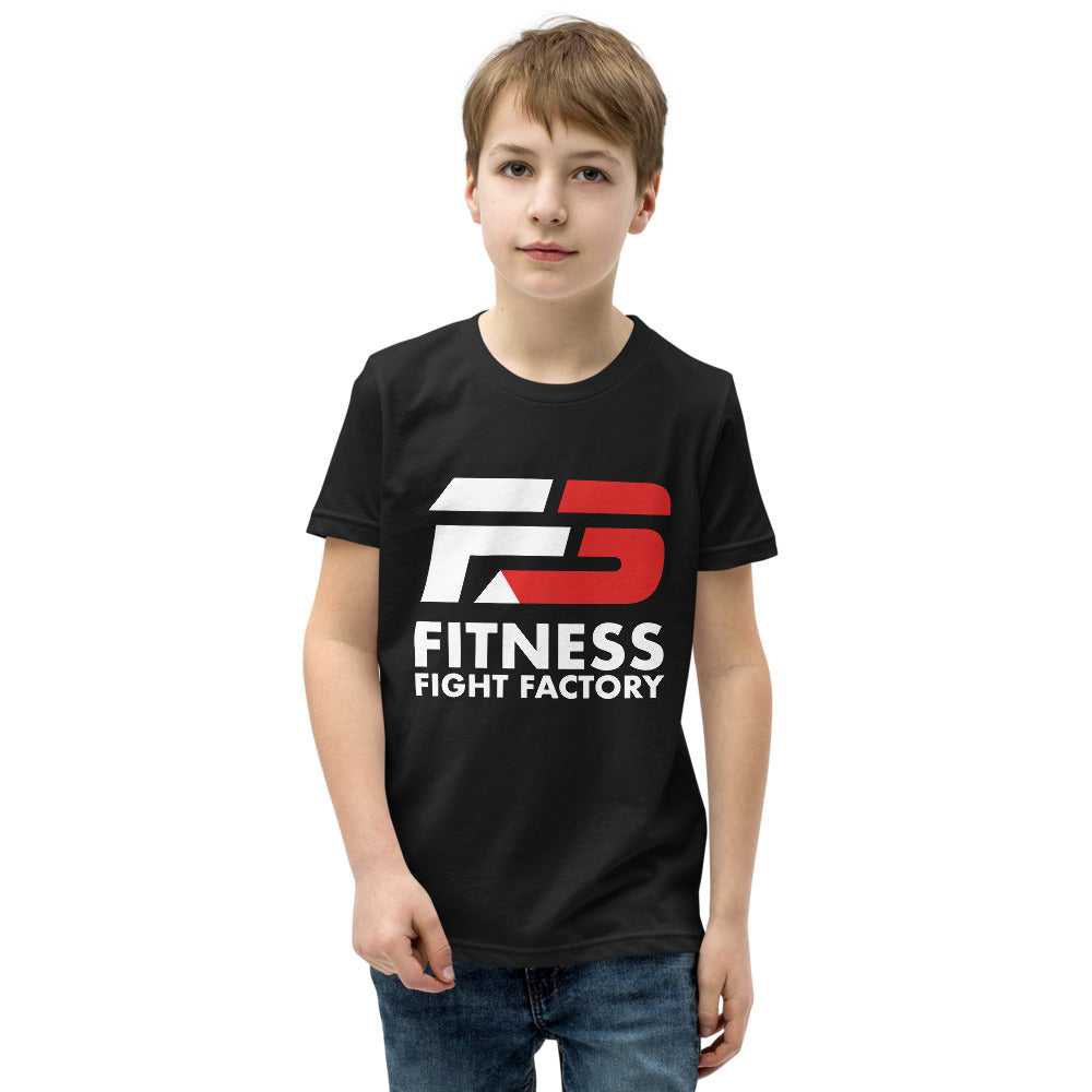 Kids F3 Red and White logo Short Sleeve T-Shirt