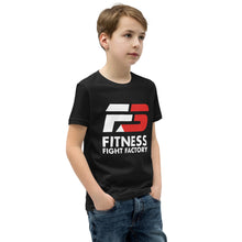 Load image into Gallery viewer, Kids F3 Red and White logo Short Sleeve T-Shirt
